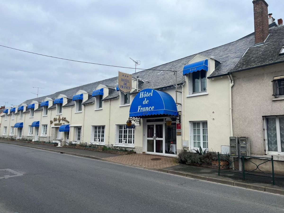 Hôtel de France - Restaurant Les Rois de France Le Controis-en-Sologne Exterior foto